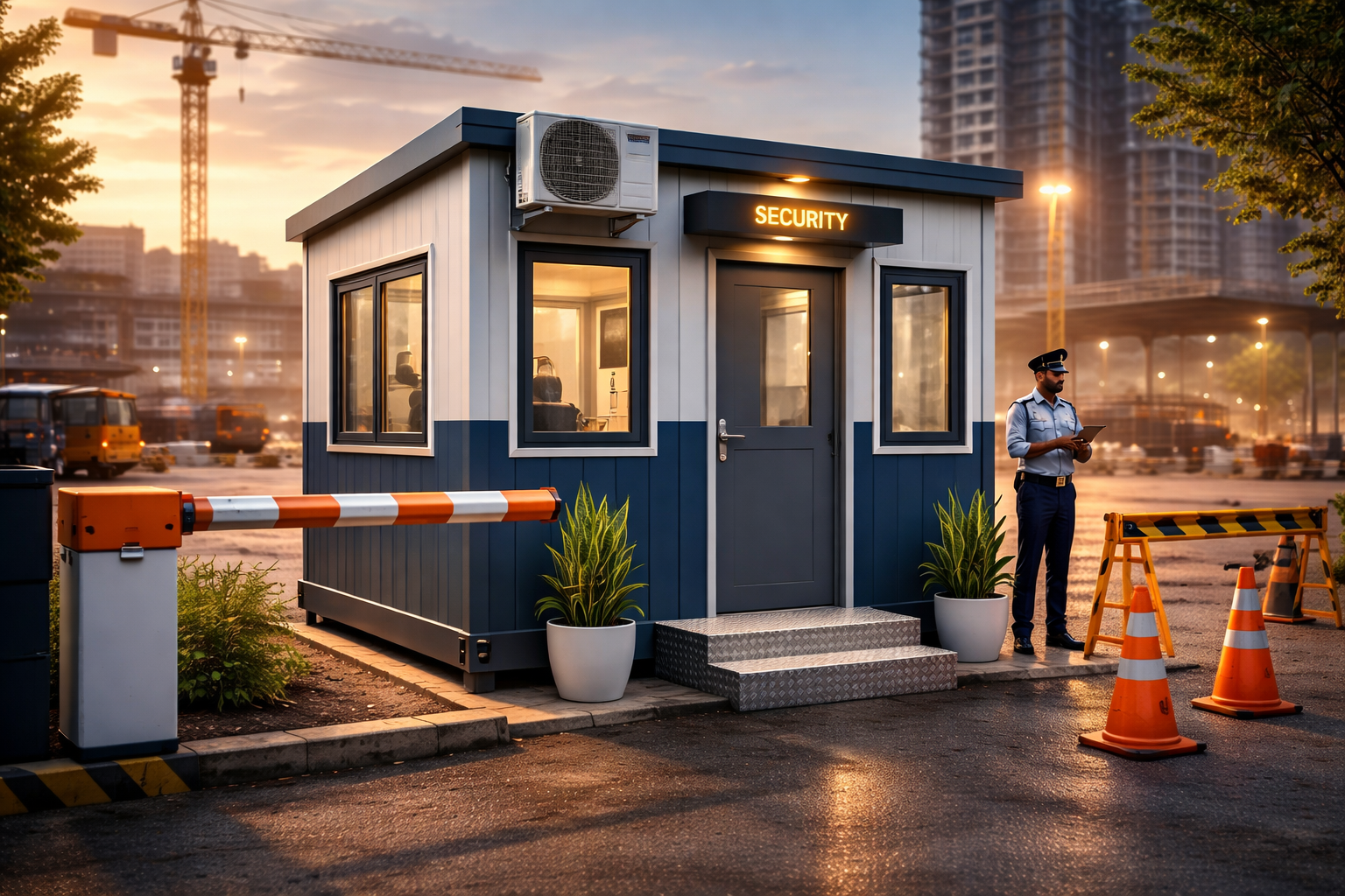 Portable Security Guard Cabin view 2